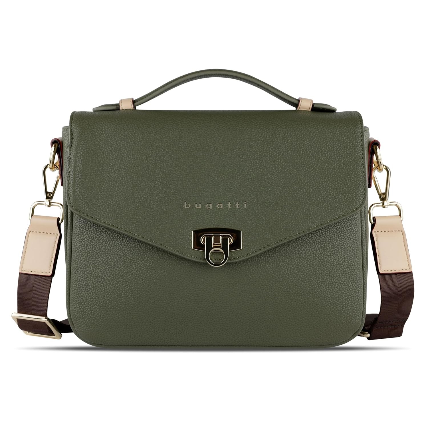 bugatti Ella Classic Women's Faux Leather Shoulder Bag Handbag