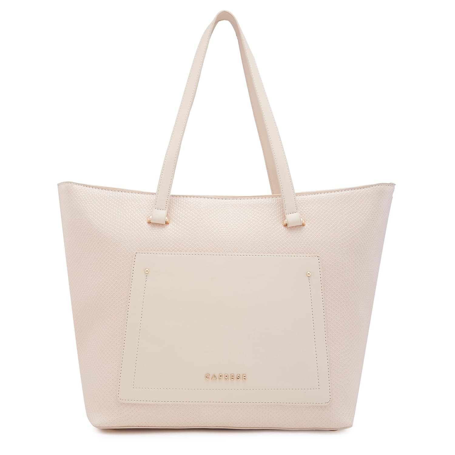 Caprese Roima Tote Bag, Large-Beige | Stylish Handbag for Women | Spacious, Versatile Office & Daily