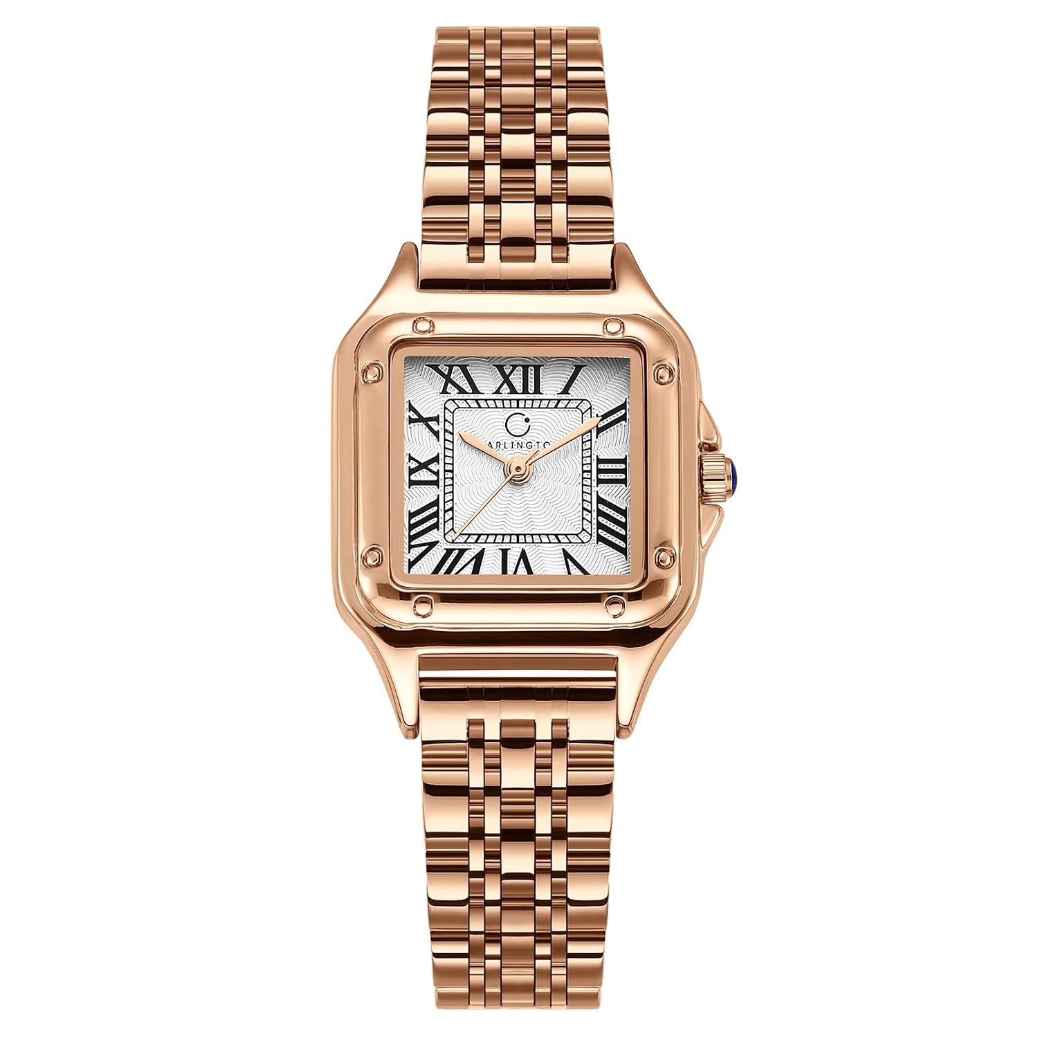 Carlington Diva Series Analog Women Wrist Watches with Stainless Steel Chain Strap