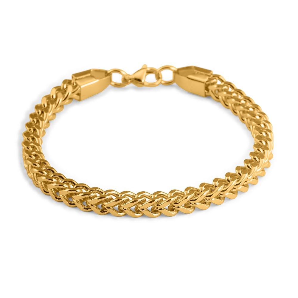 PALMONAS Classic Gold Chain Bracelet for Men - Waterproof & Anti Tarnish Men's Accessories | Jewelle