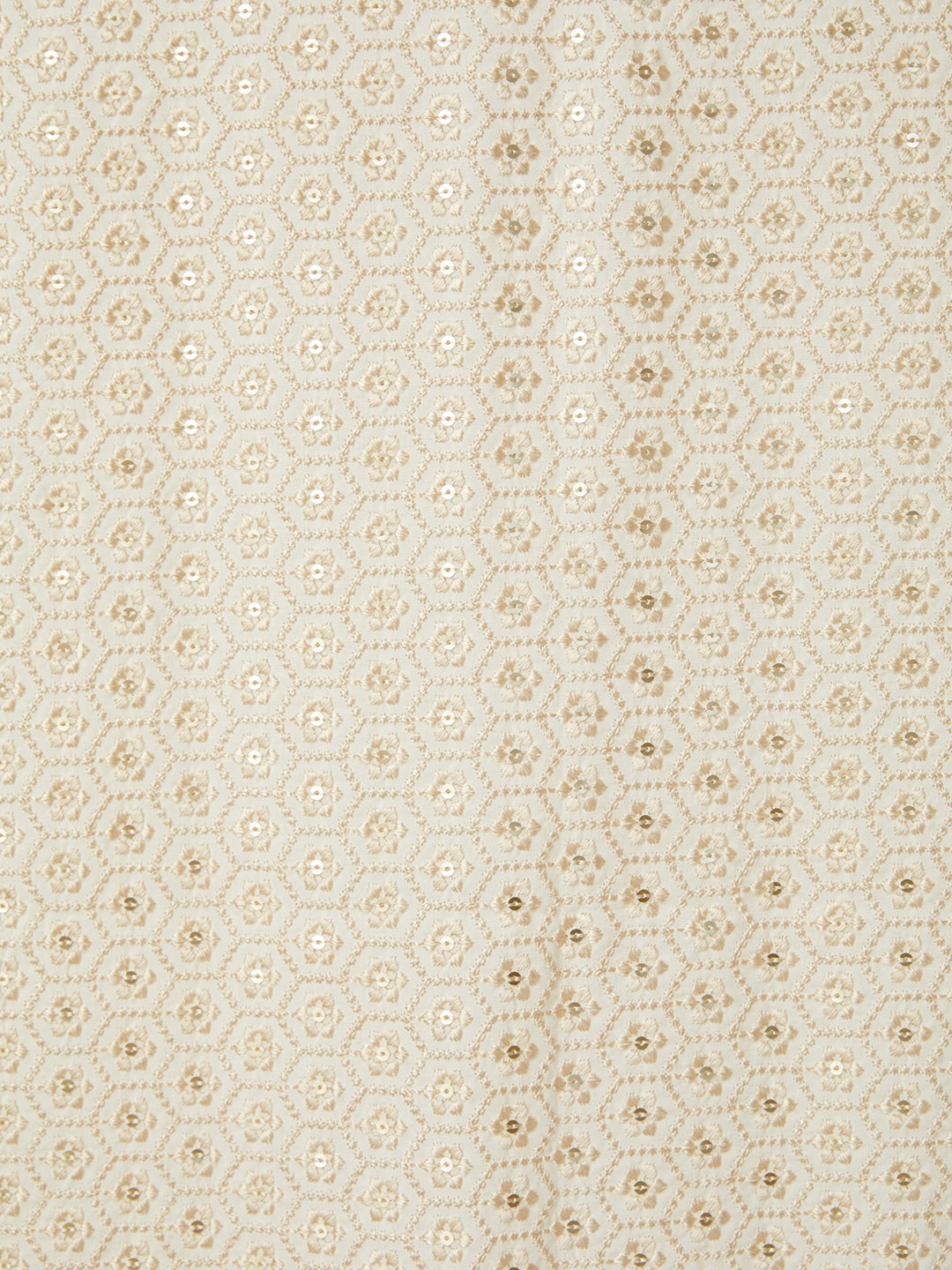 Men's Beige Geometric Dupatta
