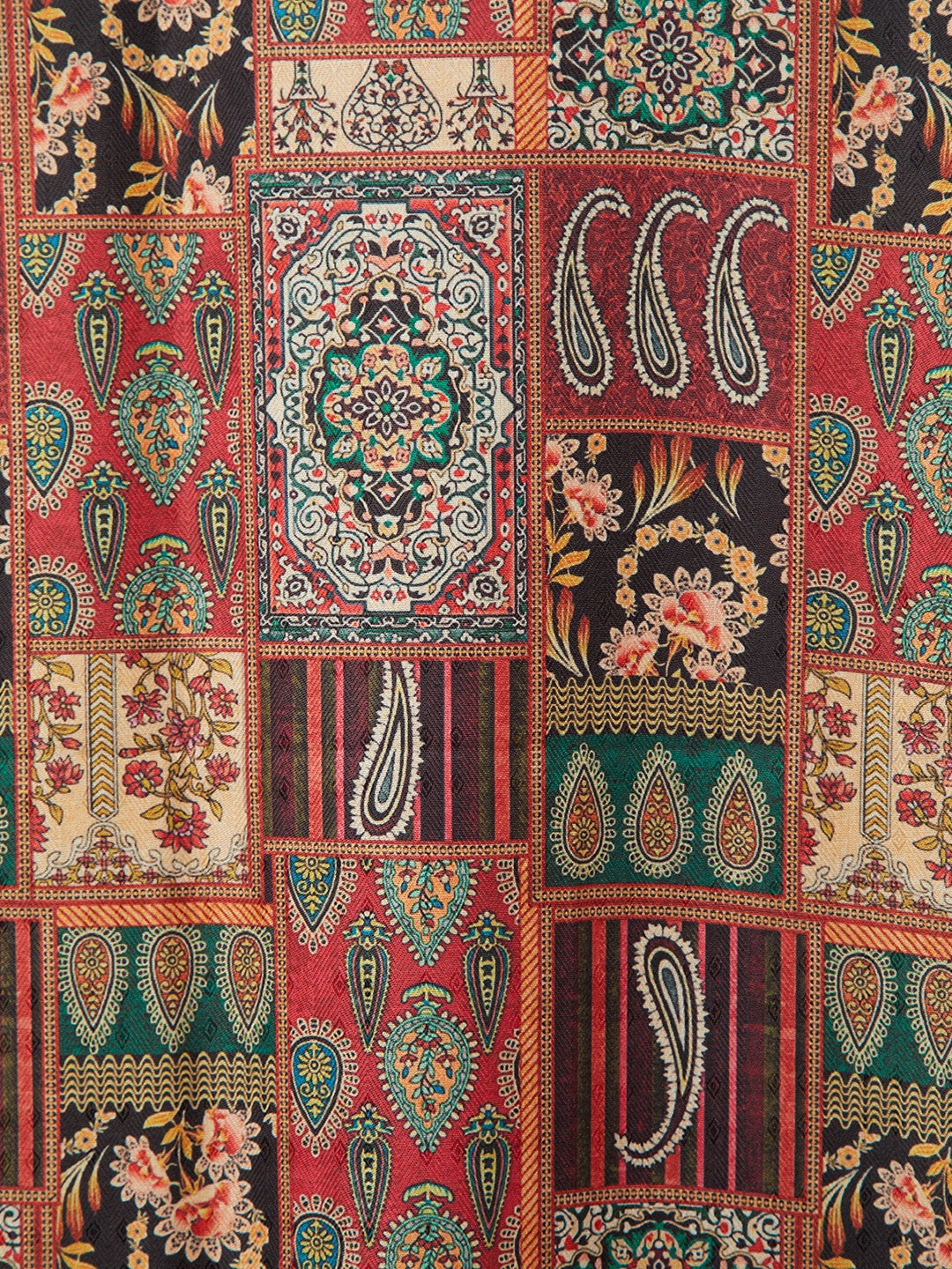Men's Multicolor Geometric Print Dupatta