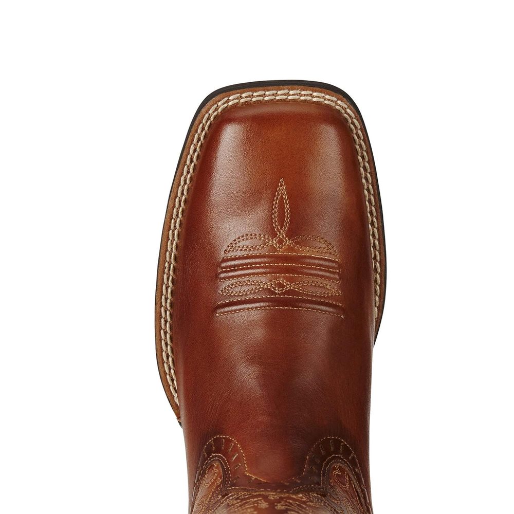 ARIAT Women's Round up Remuda Western Cowboy Boot, Naturally Rich, 8 B US