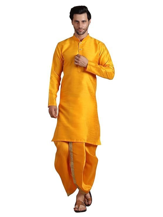 Uri and MacKenzie Haldi special Ethnic Kurta set