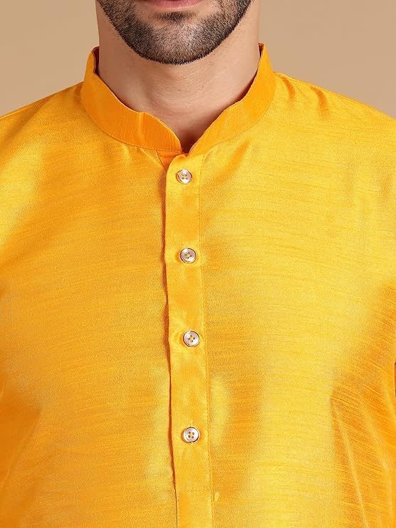 Uri and MacKenzie Haldi special Ethnic Kurta set