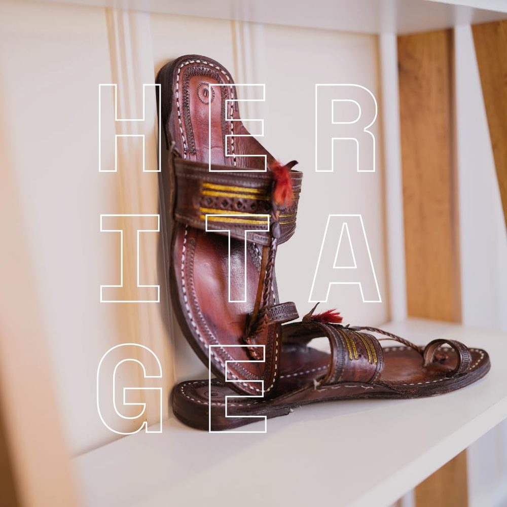 niira Leather Kolhapuri Chappals for Men