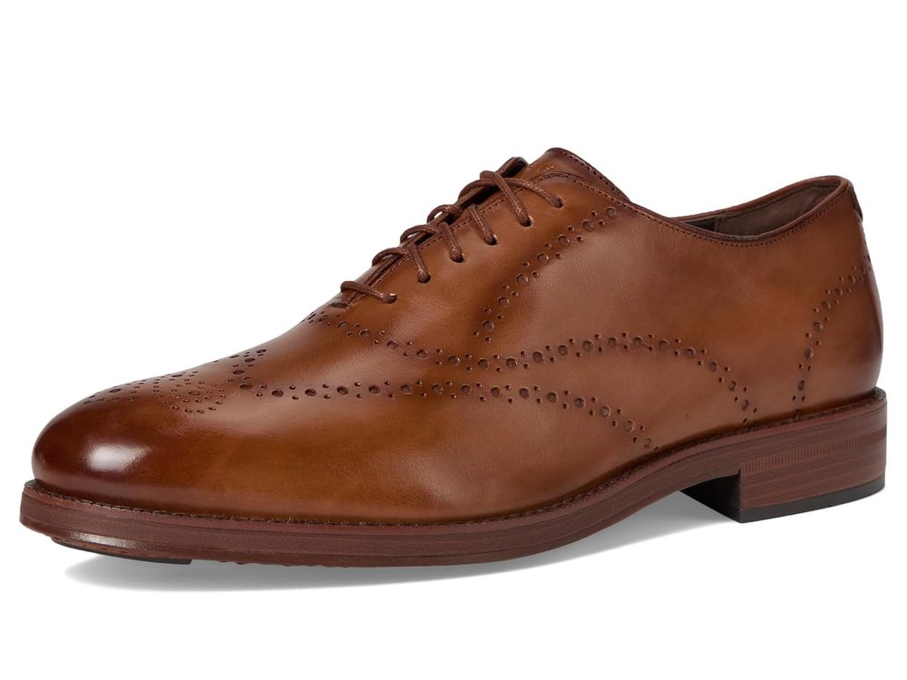 Cole Haan Mens Ledley Grand Brogue Wingtip Oxfords