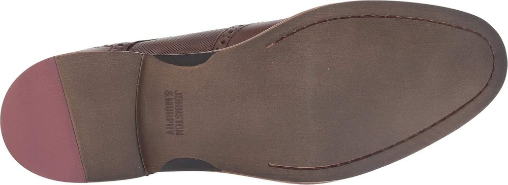 Johnston & Murphy Mens Conard Wing Tip Embossed