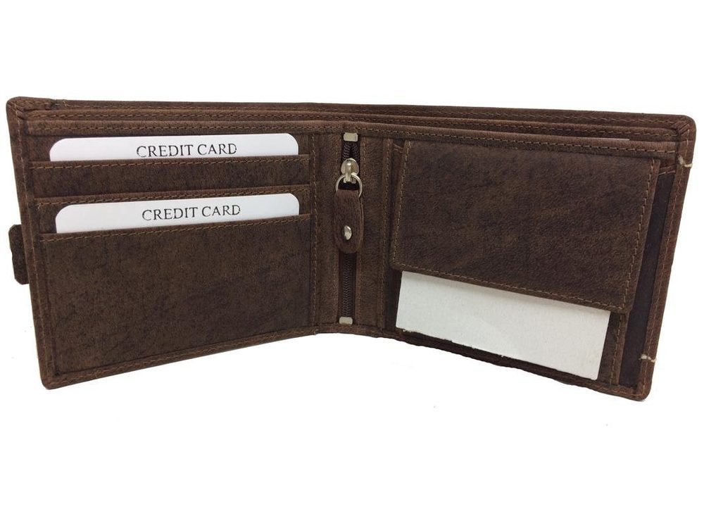 Men's Casual Brown Wallet (UNILA-012_Brown)