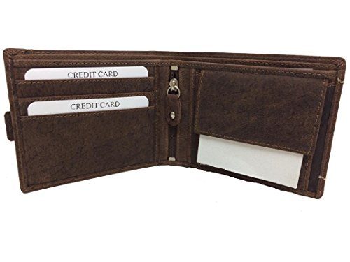 Men's Casual Brown Wallet (UNILA-012_Brown)