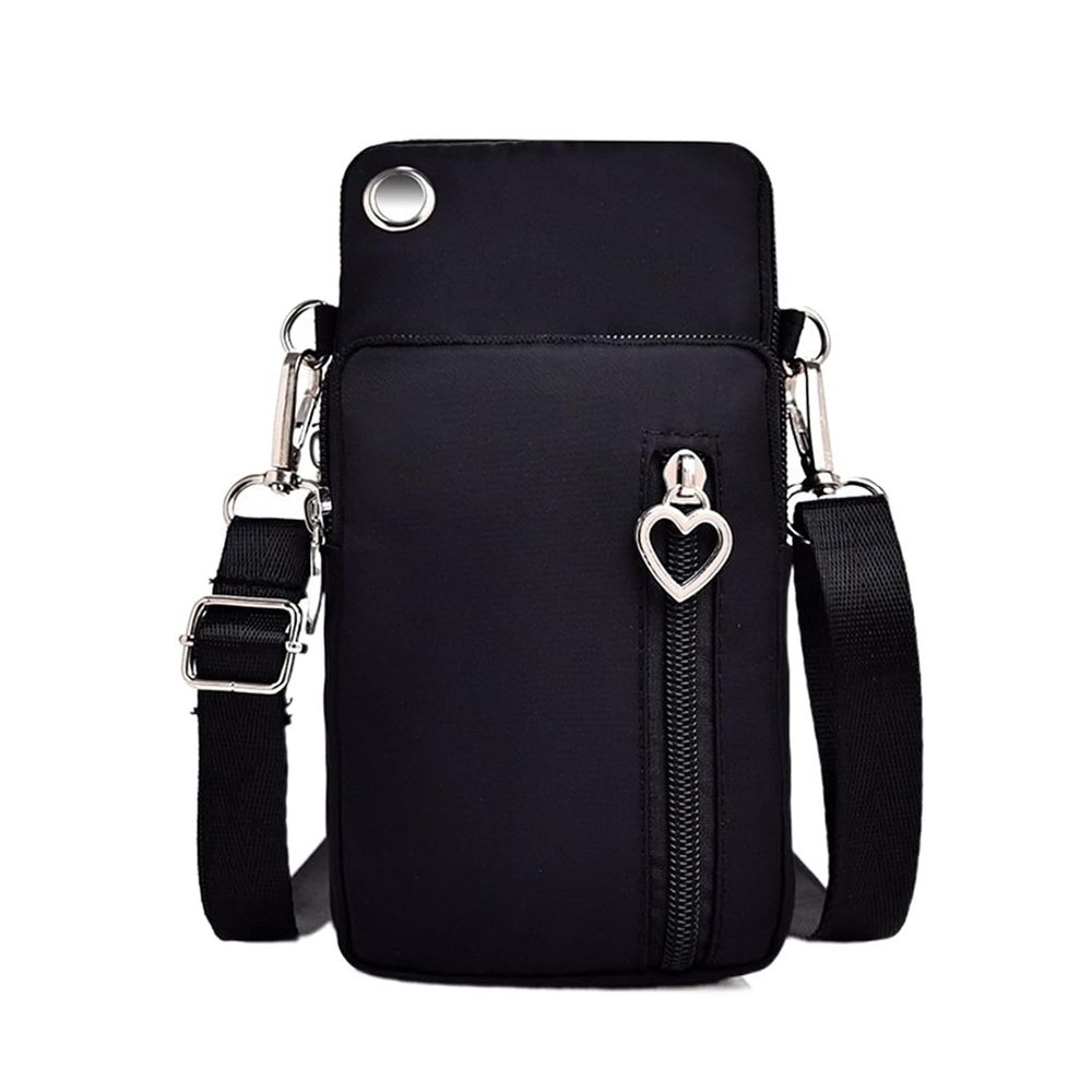 Neck Wallet Cross Body Zero Wallet Wrist Bag Sports Arm Bag Fabric Diagonal Small Bag_1