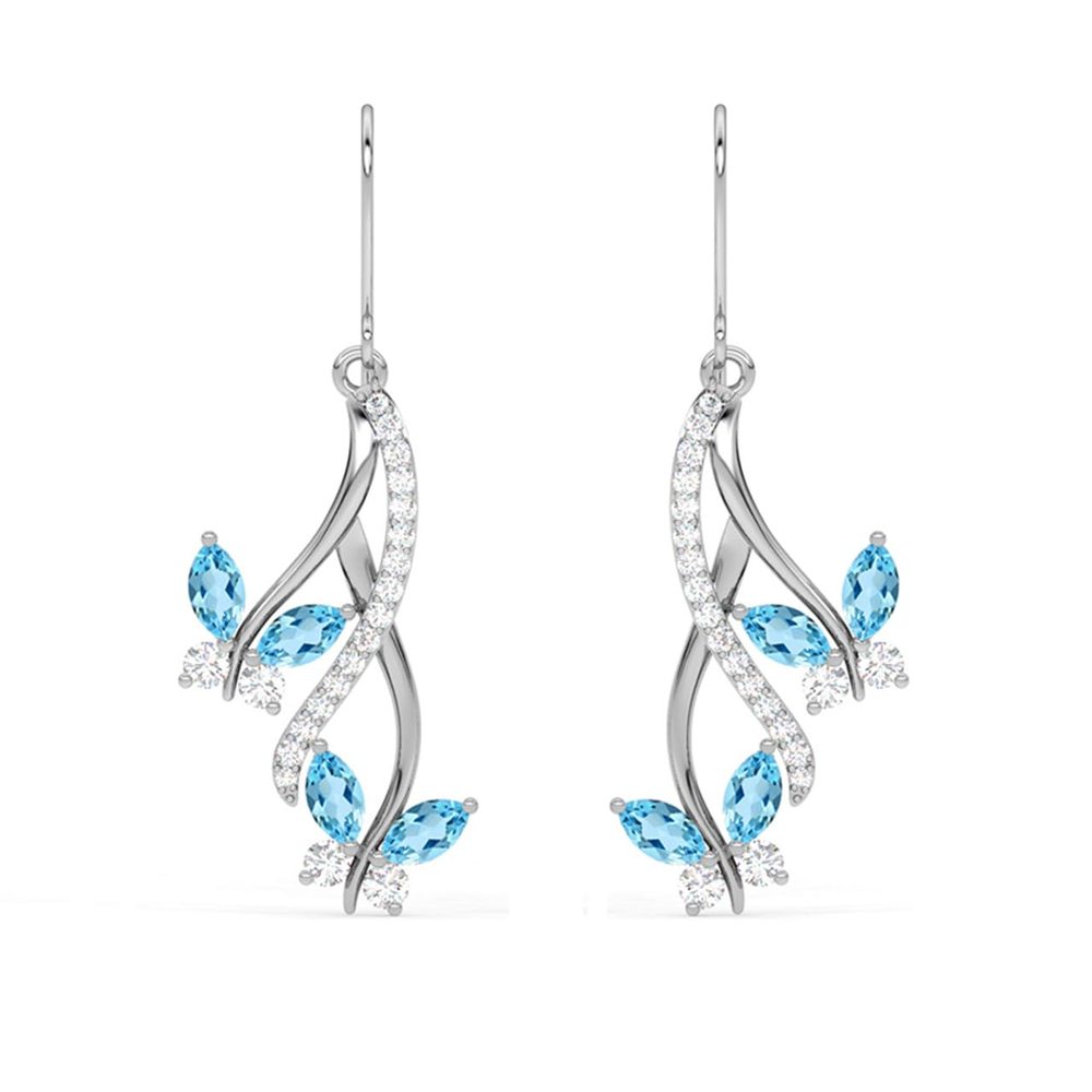 Clara 925 Silver Butterfly Pendant Earring Chain Bracelet Ring for Women