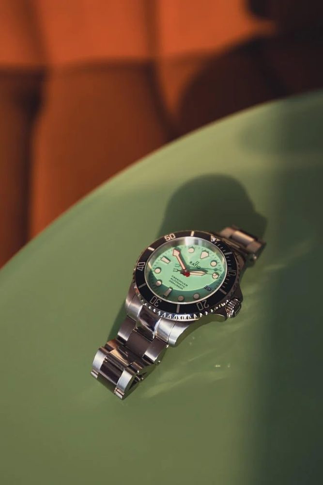 RATIO FreeDiver Sapphire Crystal Diver Watch Japanese Automatic Dive Watch 200m Water Resistant Diving Watches for Men