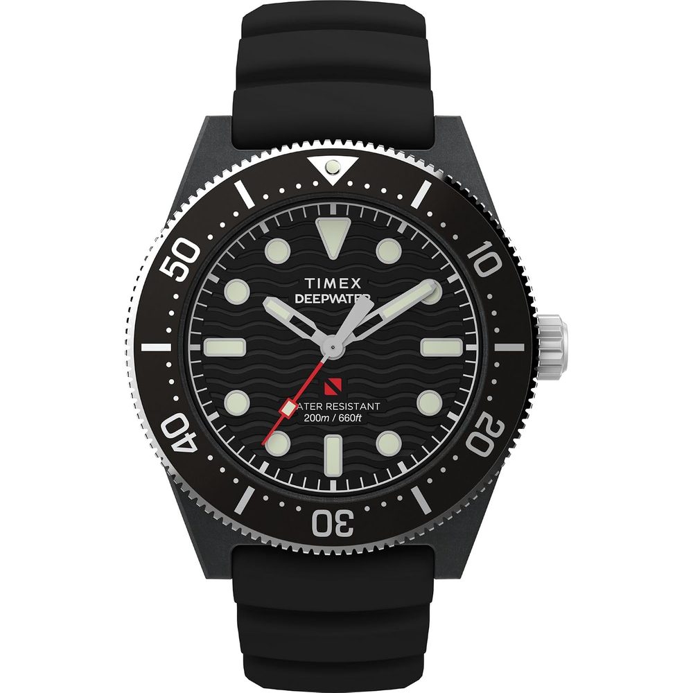 TIMEX Deep Water Reef Analog Watch for Men with Round Dial & Water Resistant Man's Wrist Watches