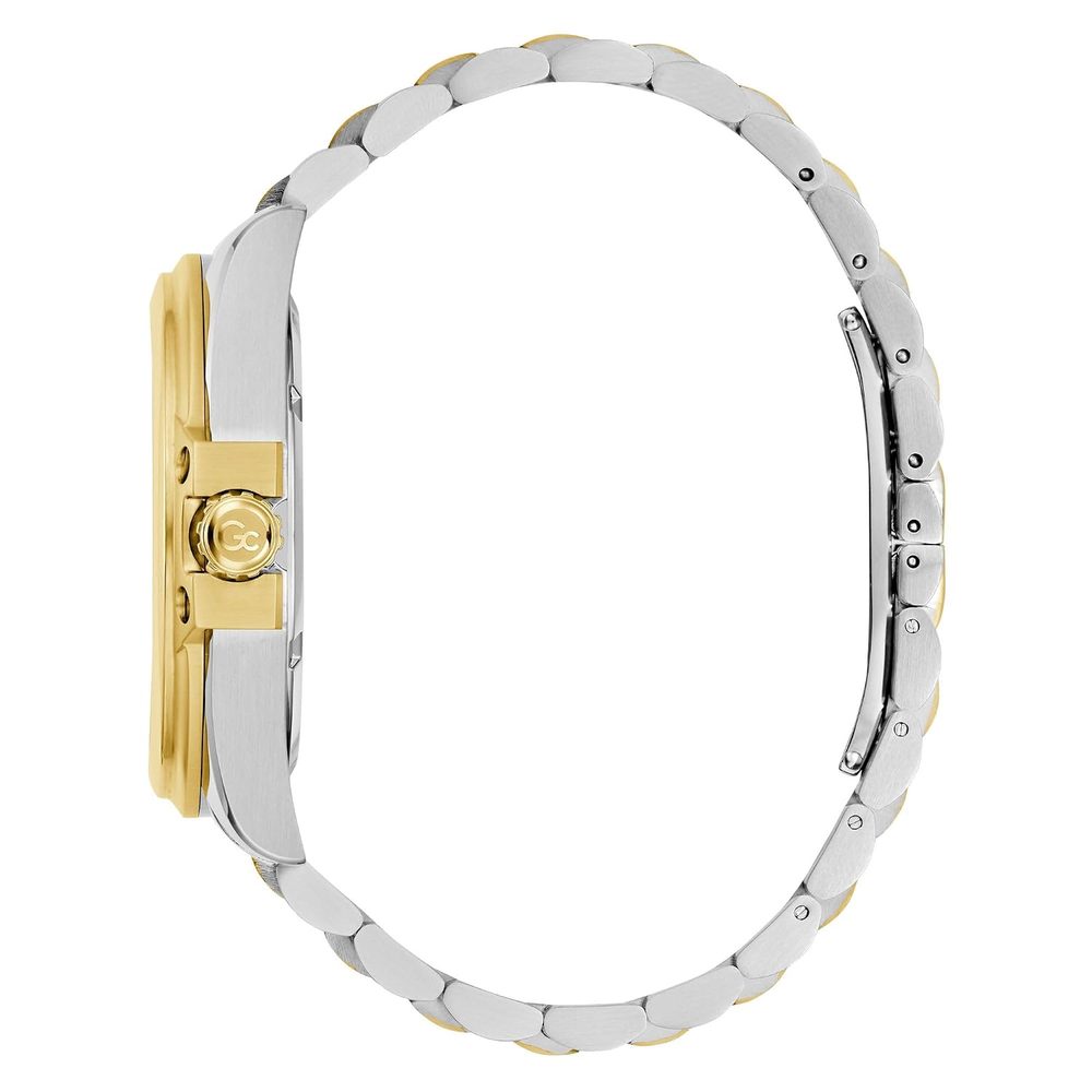 GUESS Collection Bolt Analog Watch for Man with Green Round Dial & Multicolor Stainless Steel Bracelet Band Water Resistant Men's Wrist Watches - Z60002G9