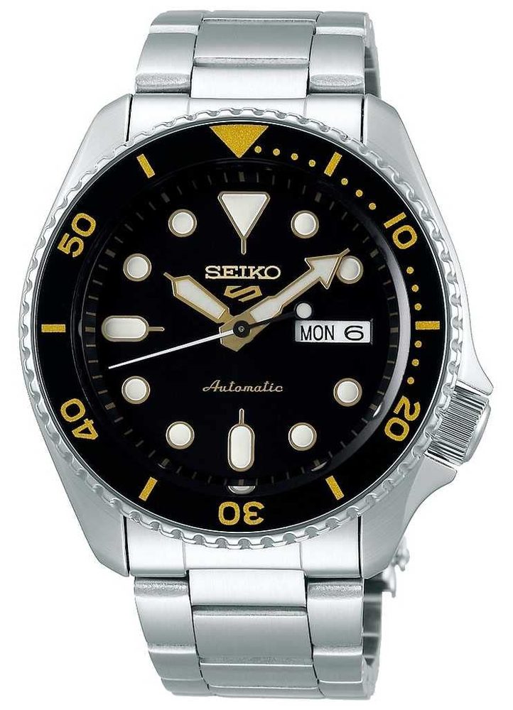 Seiko Analogue Men's Stainless Steel Watch(Green Dial Silver Colored Strap)-SRPD61K1
