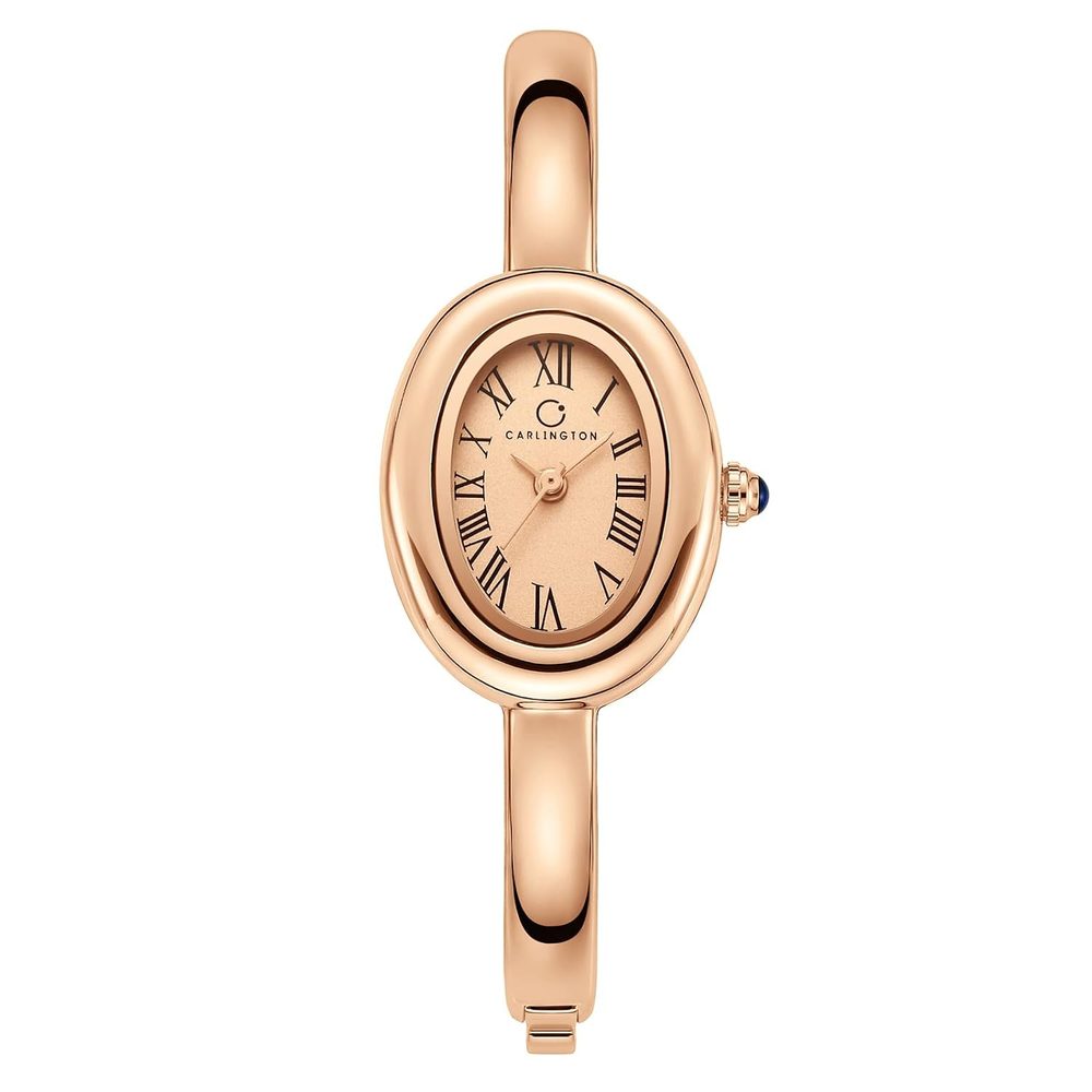 Carlington Diva Analog Women Wrist Watches with Stainless Steel Strap Fashion Watches for Ladies - CT 122