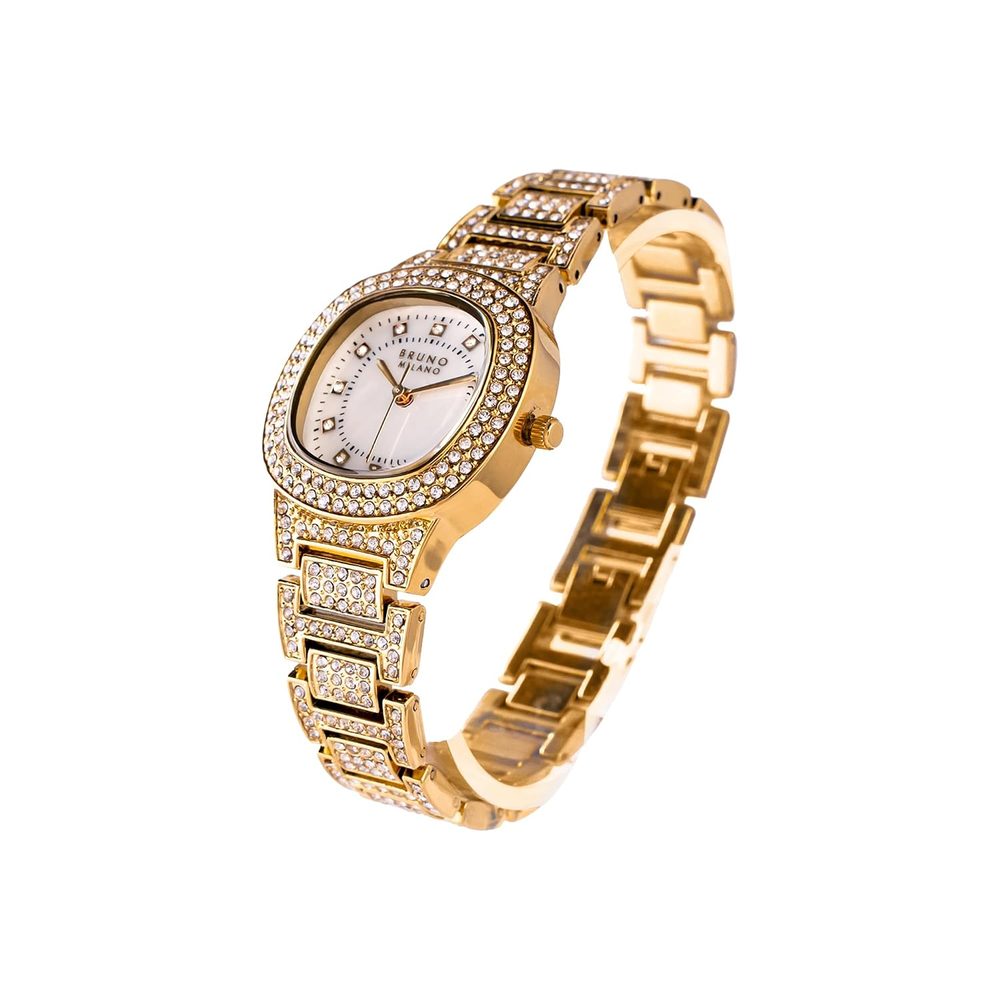BRUNO MILANO Crystal Studded Fashionable Watch Jewellery Buckle for Women and Girls