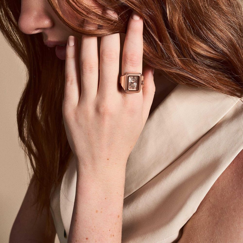Fossil Raquel Ring Rose Gold Watch ES5345