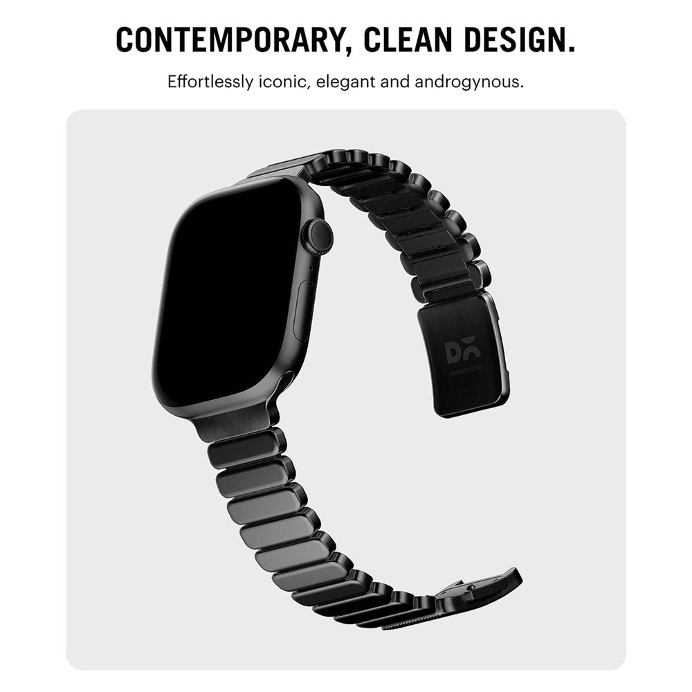 DailyObjects Stainless Steel Strap Apple Watch Band with Secure Clasp, Comfortable Fit, Watch Not Included