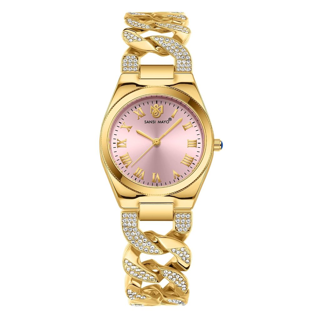Elora Egyptian Stone Bracelet Watch for Women | Japanese Quartz Ladies Wrist Watch | Jewellery Bracelet Watch for Women Gifting