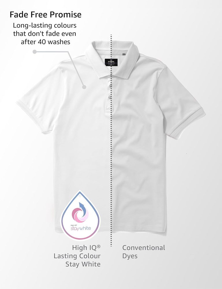 Symbol Premium Men's Super Soft Classic Polo Cotton T-Shirt: Regular Fit