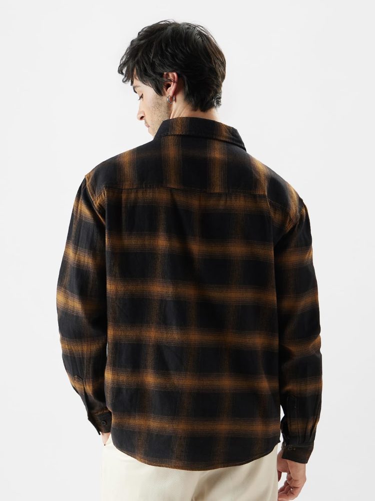 The Souled Store Cotton Men Shirt, Relaxed Fit