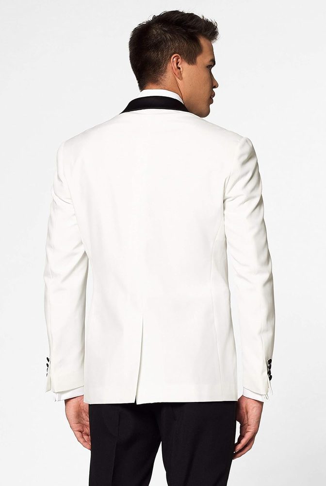 OppoSuits Solid Color Tuxedo for Men Comes with Pants, Jacket and Bow tie