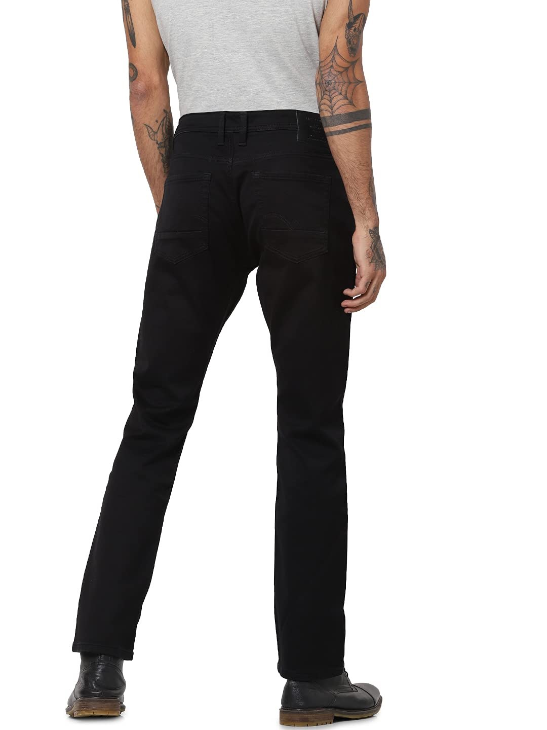 JACK & JONES Men's Regular Fit Jeans | Mid Rise | Jeans for Men