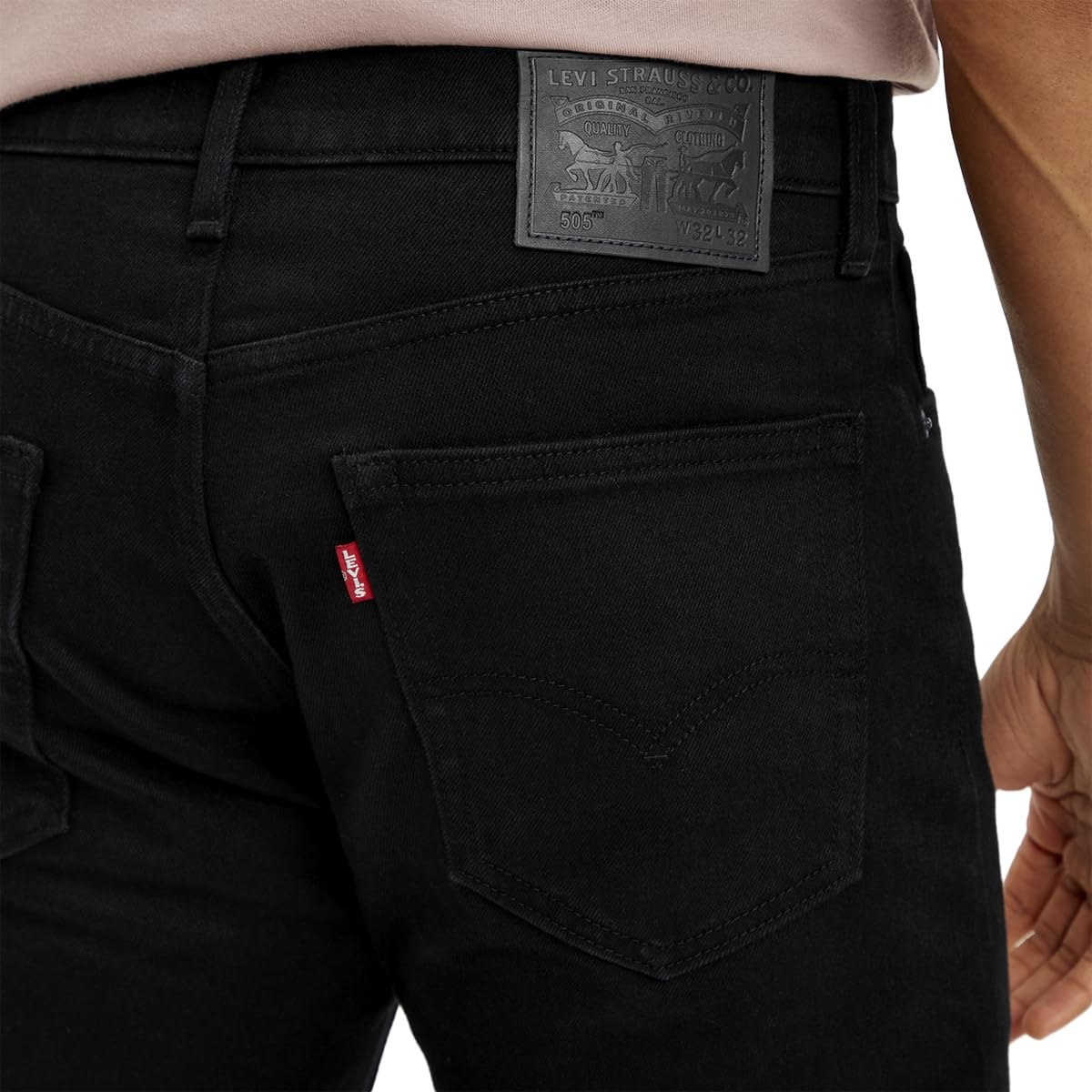 Levi's Men's Mid Rise 505 Regular Fit Jeans